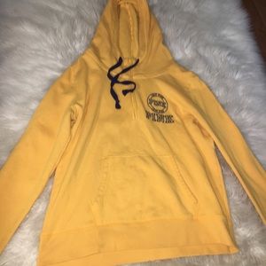 PINK gold and blue hoodie